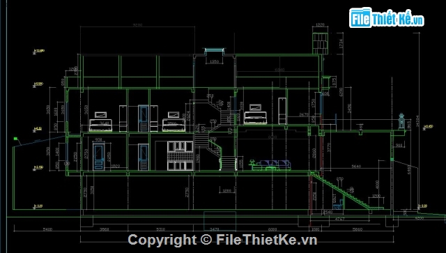 Nhà lệch tầng,Nhà phố 4 tầng,Nhà phố 3 tầng,nhà phố 4x25.5m,bản vẽ nhà phố 3 tầng 1 tum
